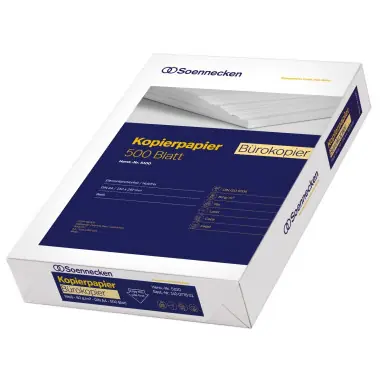 Bestseller Soennecken Kopierpapier A4 80g ws 500Bl.