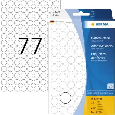 Sonderaktion Herma Markierungspunkt 13mm Papier ws 2.464 St.