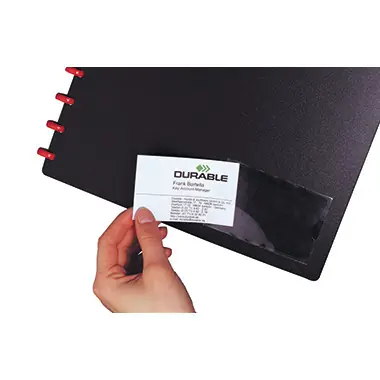 Durable Selbstklebetasche POCKETFIX 57x90mm 10St Im Trend