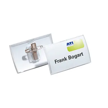 Durable Namenschild Click Fold 75x40mm tr 25 St. Highlight
