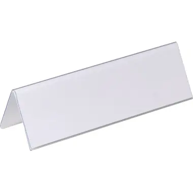 Rabatt Durable Tischnamensschild 210×61/122mm tr 25 St.