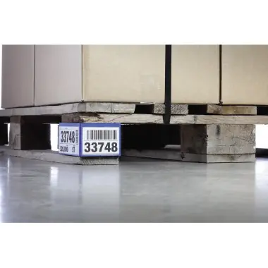 Neuheit Durable Palettenfuß- Banderole 145x75mm dkbl 50St.