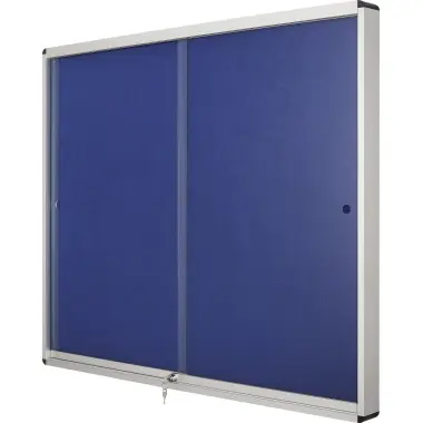 Schneller Versand Bi-office Schaukasten 92,6×66,1cm Filz bl
