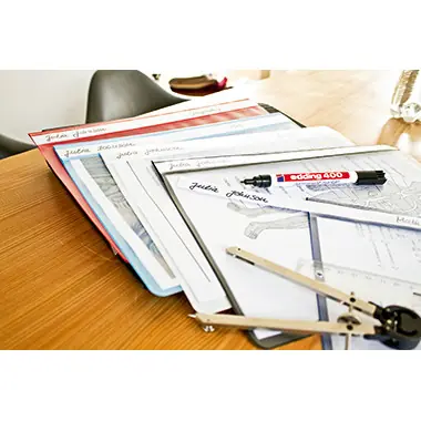 Solange Der Vorrat Reicht edding Permanentmarker 400 1mm nachf. Rundspitze hl.bl