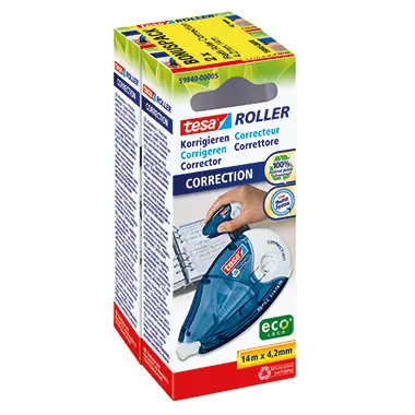 Zertifiziert tesa Korrekturroller 4,2mm 2 St.