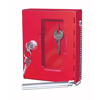 Wedo Notschlüsselkasten 150x120x40mm rot Schnäppchen