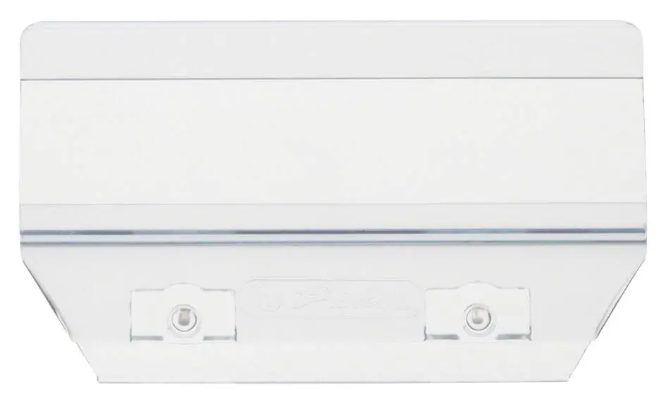 Ab Werk Biella Beschriftungsetiketten PVC (Polyvinylchlorid) Transparent 6 x 3,5 cm 1602 50 Stück