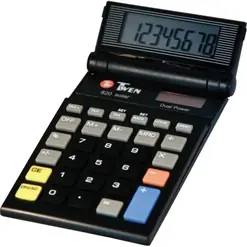 Zertifiziert TWEN Taschenrechner 820 Solar