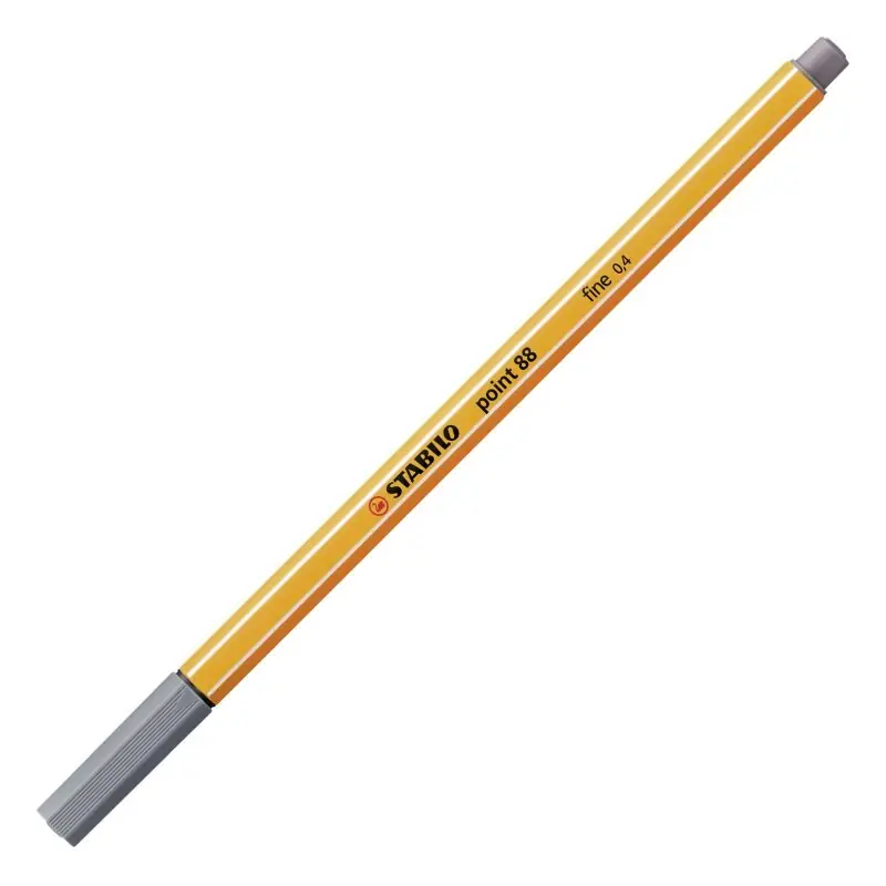 Ab Werk Stabilo® Fineliner point 88®, 0,4 mm, dunkelgrau