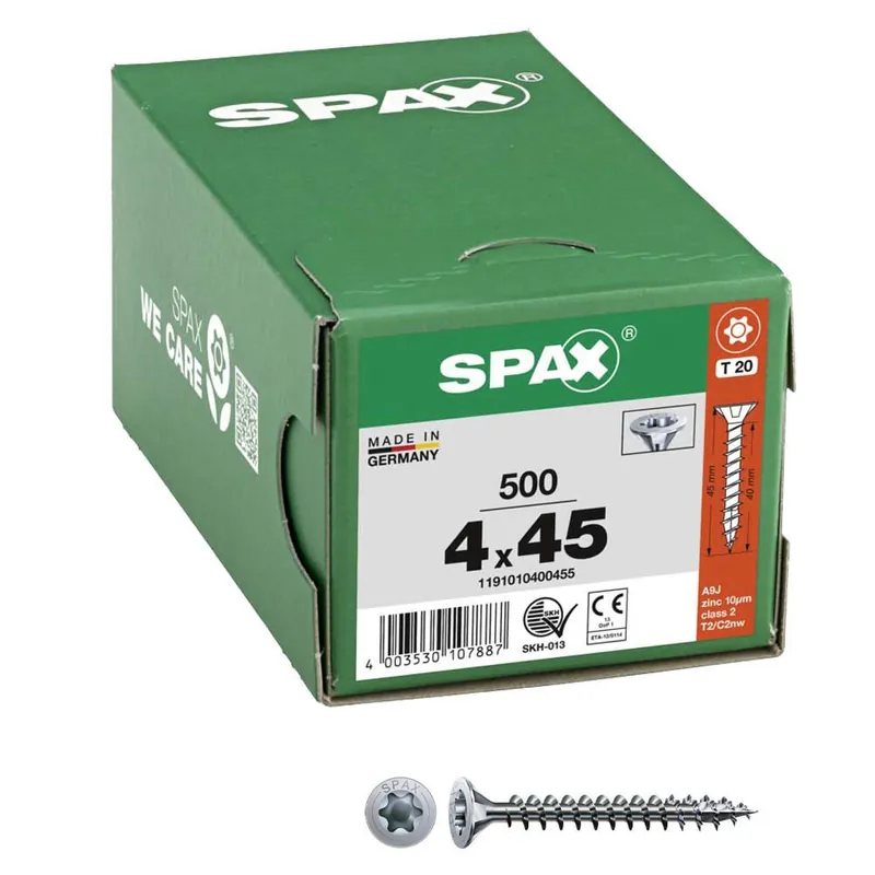 Bestpreis SPAX® Universalschrauben T20 4×45 500 St.