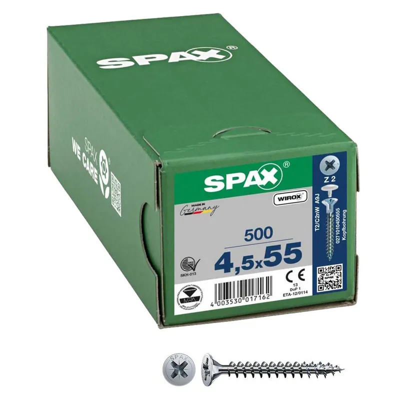 Kracherpreis SPAX® Universalschrauben Z2 4,5×55 500 St.