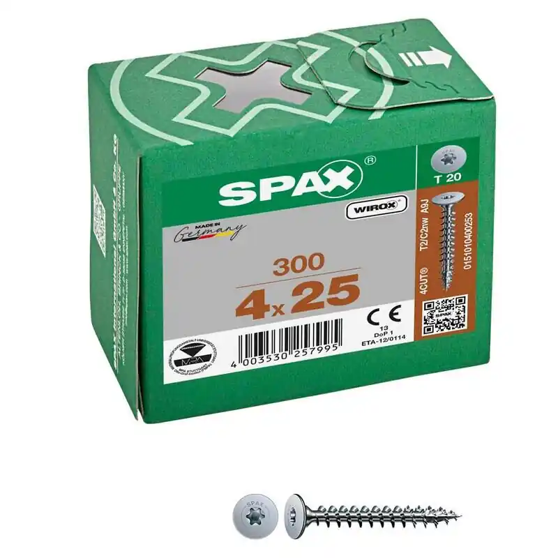 SPAX® Rückwandschrauben T20 4x25mm 300 St. Heißes Angebot
