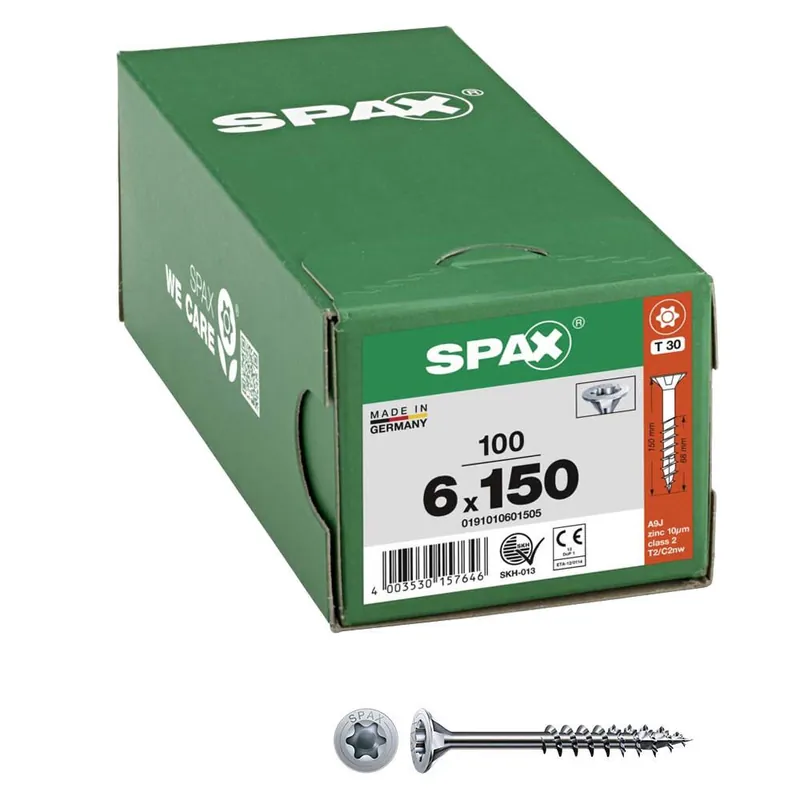 Bestpreis SPAX® Universalschrauben T30 6×150 100 St.