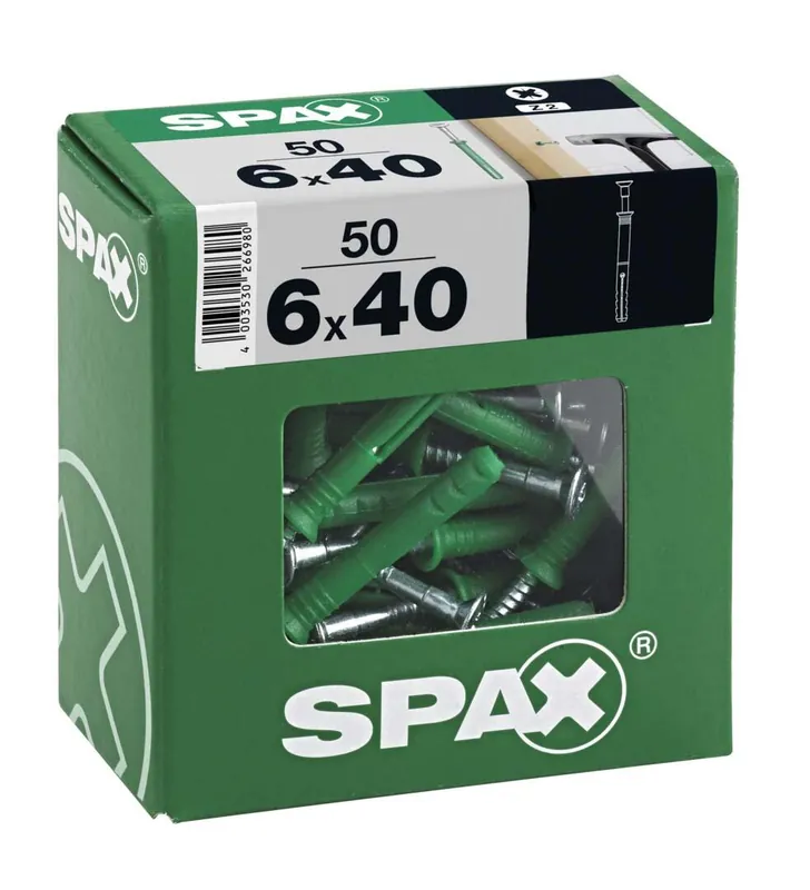SPAX® Nageldübel 6×40 mm, 50 St. Neuheit