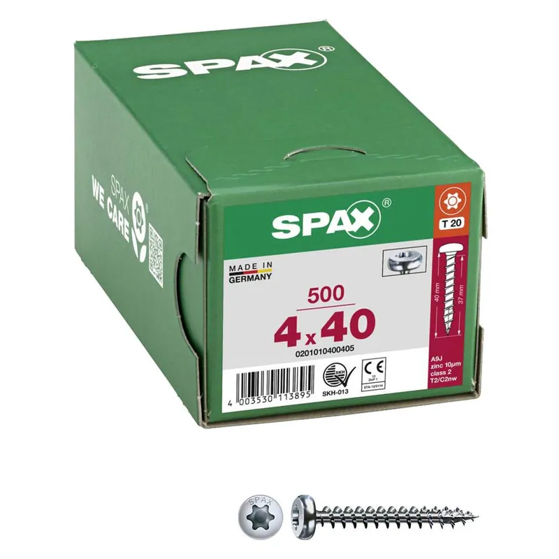 Heute Kaufen SPAX® Universalschrauben T20 4x40mm 500 St.