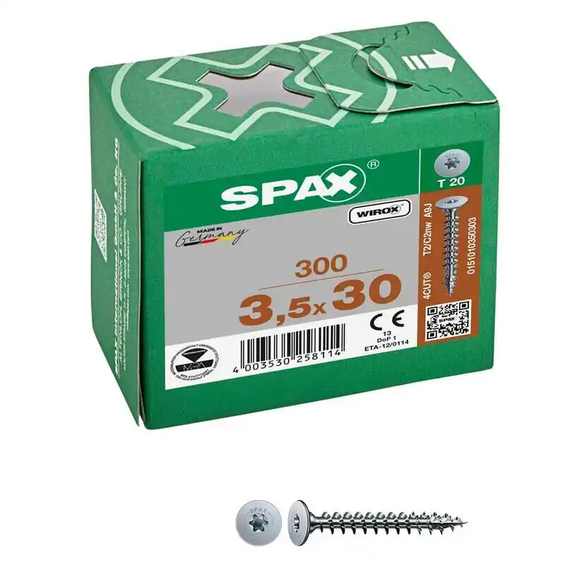 SPAX® Rückwandschrauben T20 3,5×30 300 St. Sichere Zahlung