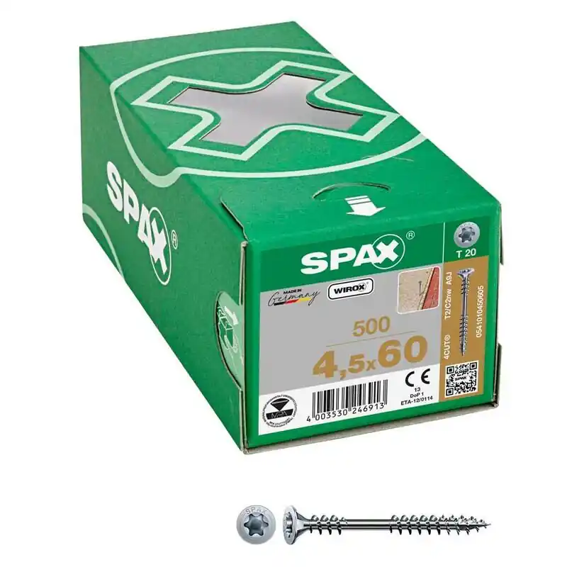 Heißes Angebot SPAX® Verlegeschrauben T20 4,5x60mm 500 St.