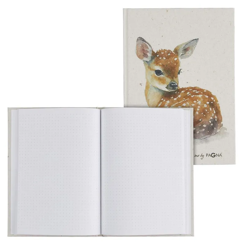 PAGNA Reh Notizbuch DIN A5 punktraster beige Direkt Vom Hersteller